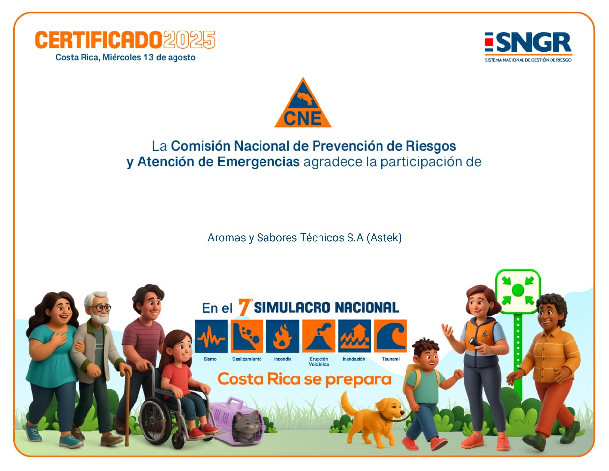 Simulacro ASTEK